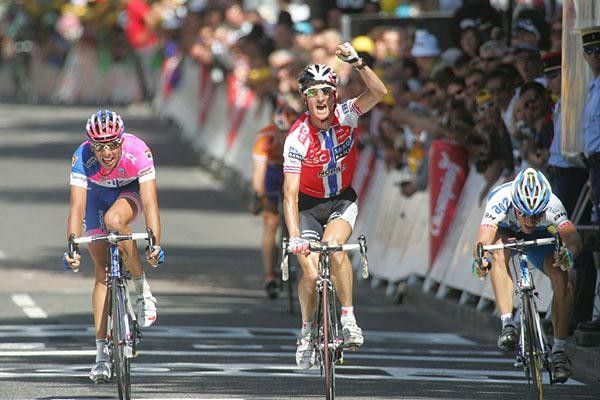 Alessandro Ballan (Lampre) just couldn't get to speed after chasing the late attacks.