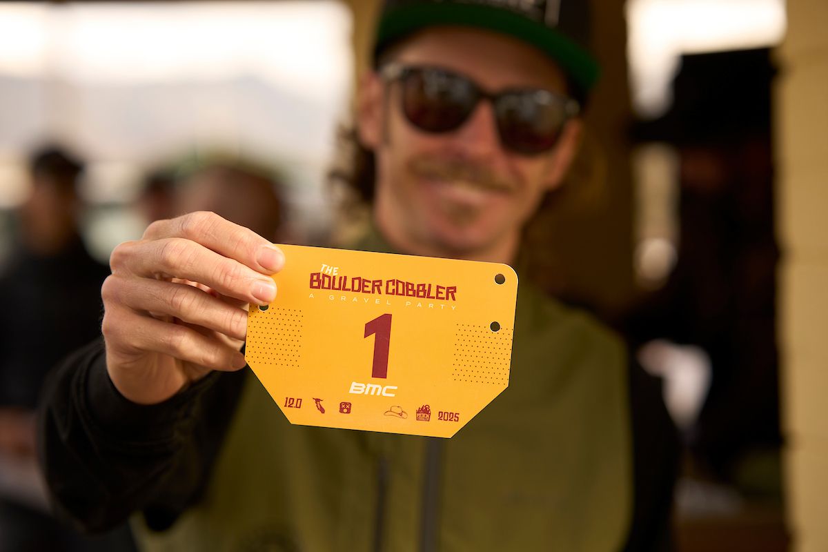 Peter Stetina rocked the No. 1 bib as defending winner of Boulder Cobbler