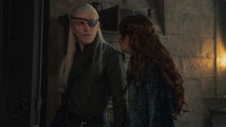 Aemond and Alicent have a tense discussion in House of the Dragon season 2's final episode