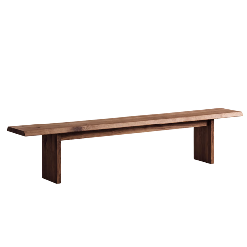 Matis Bench, Walnut, 280cm