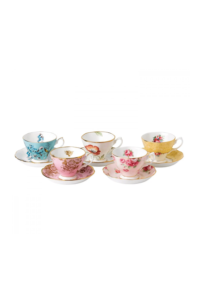 Fancy Teacup & Saucer Set