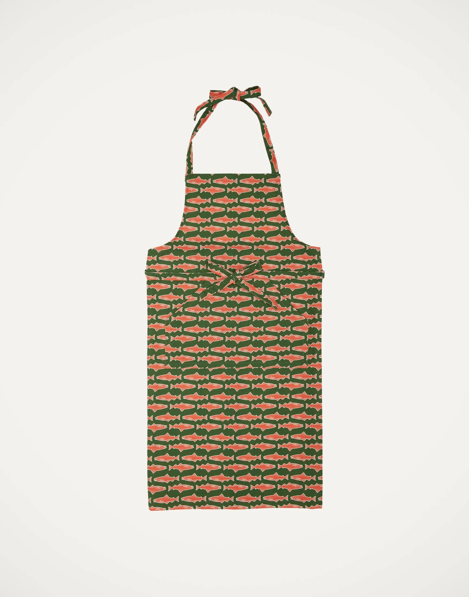La Double J Como Fish Green apron