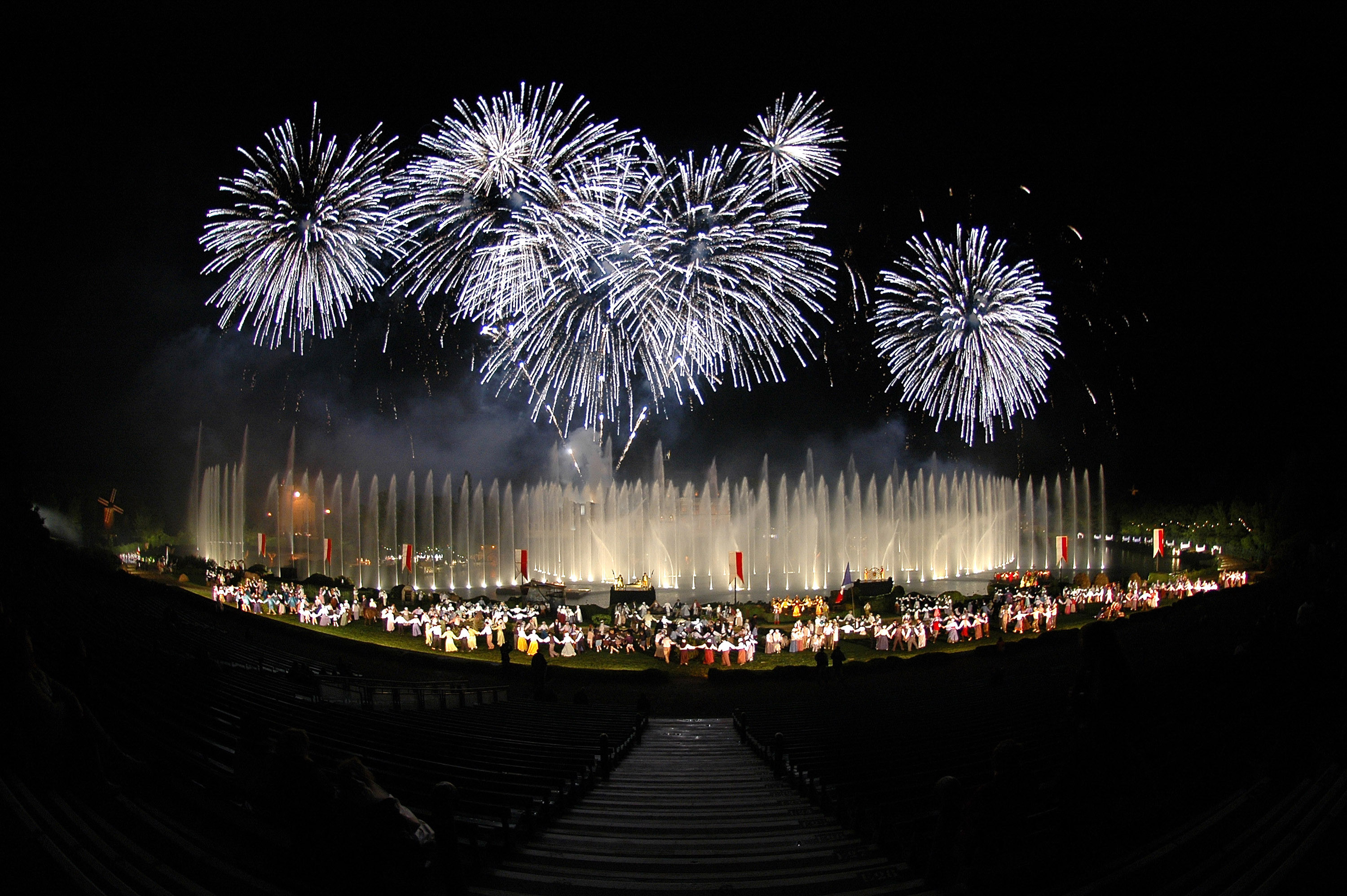 Lighting Up Cinéscénie at Puy du Fou, France