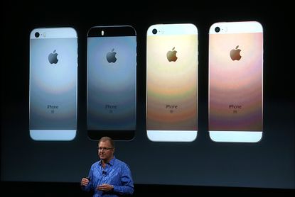 Greg Joswiak unveils the new iPhone SE