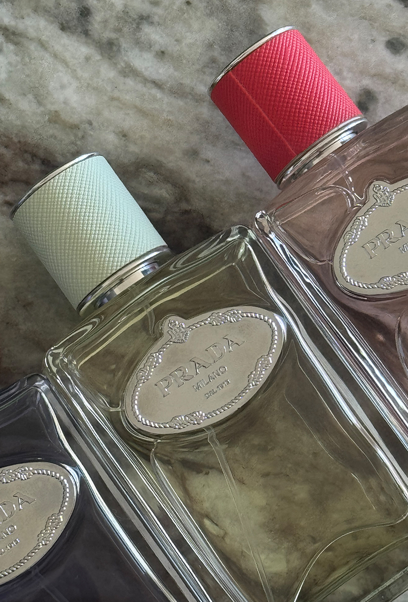 Los perfumes Prada Infusions de cerca