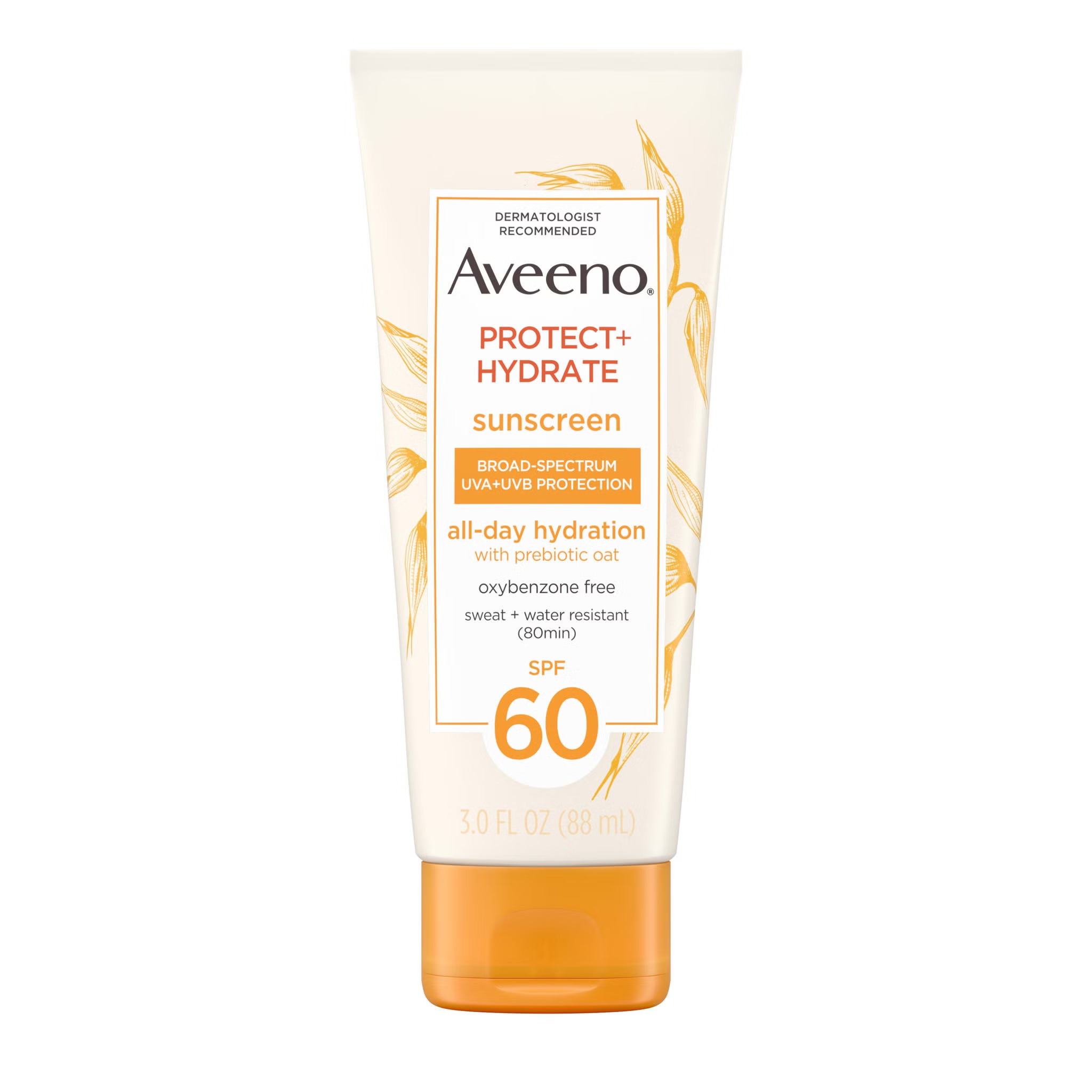 Aveeno Protect + Hydrate Body Sunscreen Lotion, 3 Oz, Spf 60, Spf 30