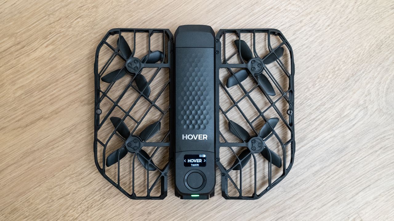 HoverAir X1 PRO / PROMAX unfolded for flight