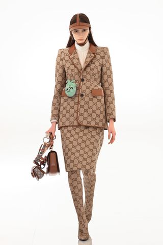 Look 30 from Gucci Aria collection on April 15, 2021 in Rome, Italy.