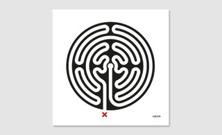 Labyrinth artwork at Victoria Station