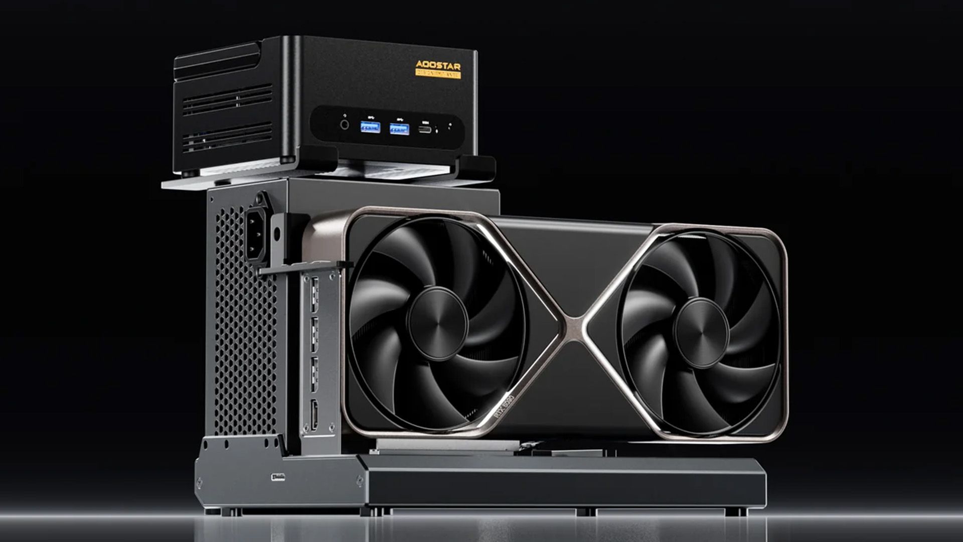 This upcoming Thunderbolt 5 eGPU dock lets you mount an entire