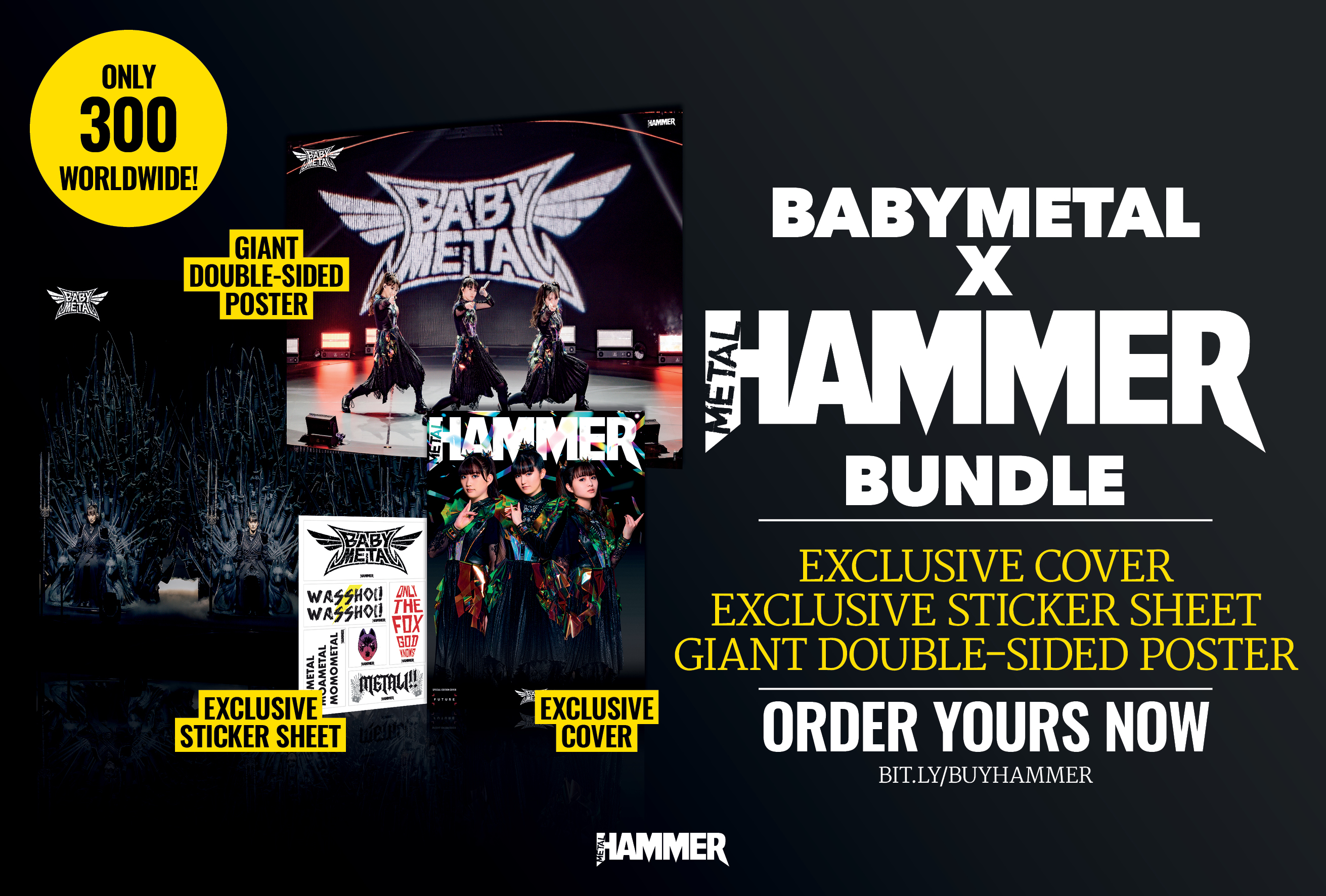 Order your exclusive Babymetal bundle featuring an alternate