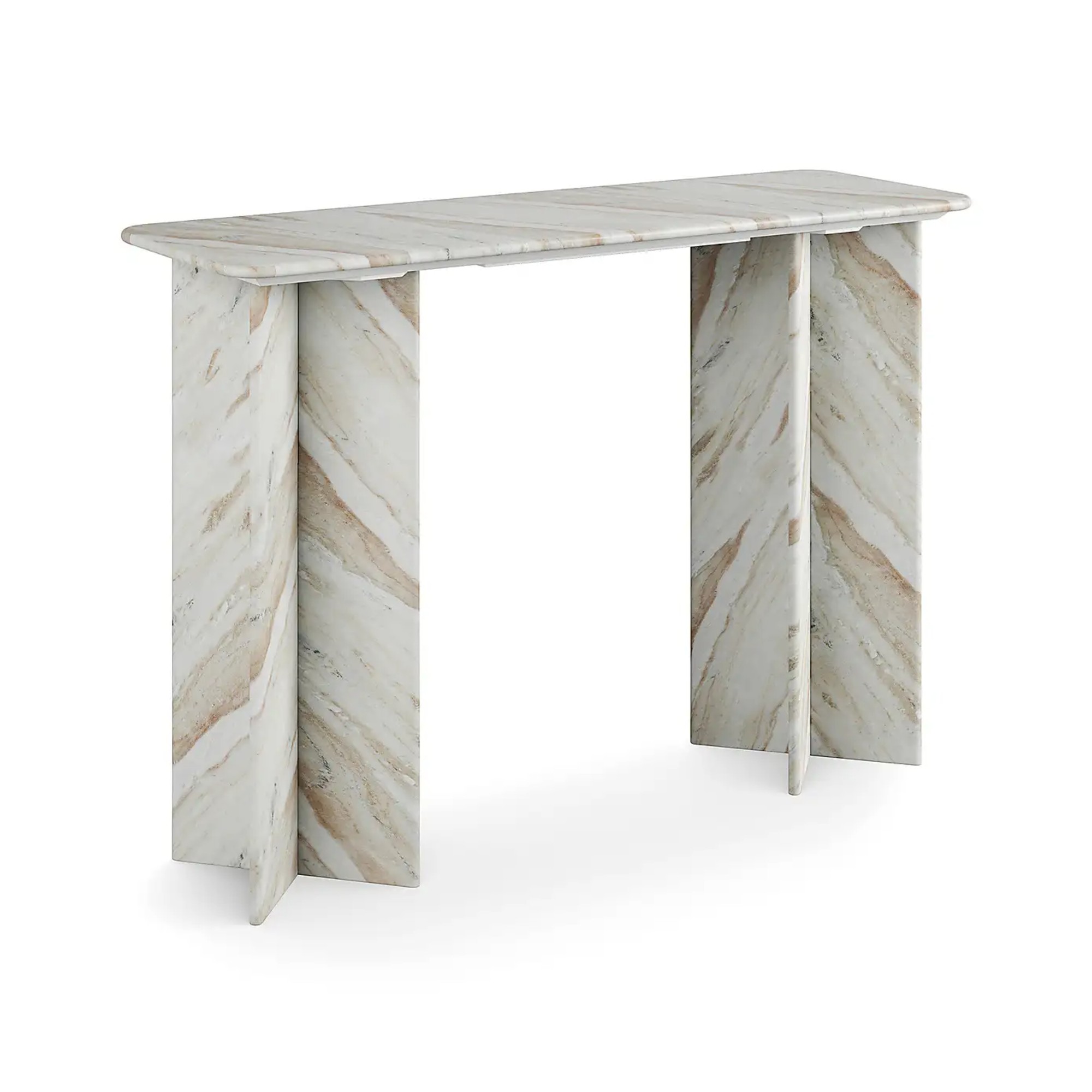 Dunelm Lana Marble Console Table