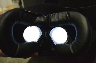 Vive With Tobii Eye Tracking: Note illuminator ring around the lenses