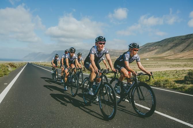 The 2015 Velocio-SRAM team trains in Lanzarote