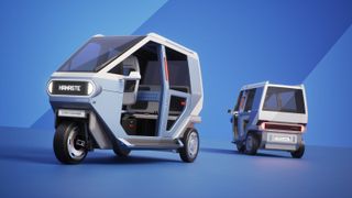 The Hyundai Micro Mobility concept was shown in three- and four-wheeled versions