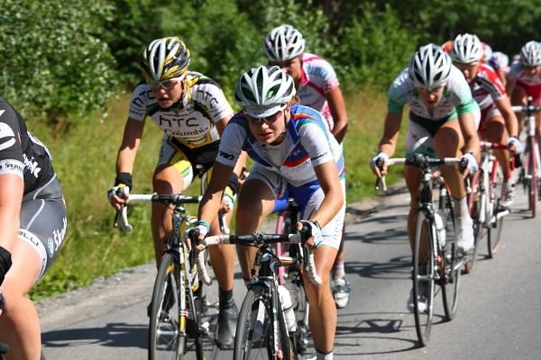 Content to sit in the bunch for the first three quarters of the race, Marianne Vos (Nederland Bloeit)