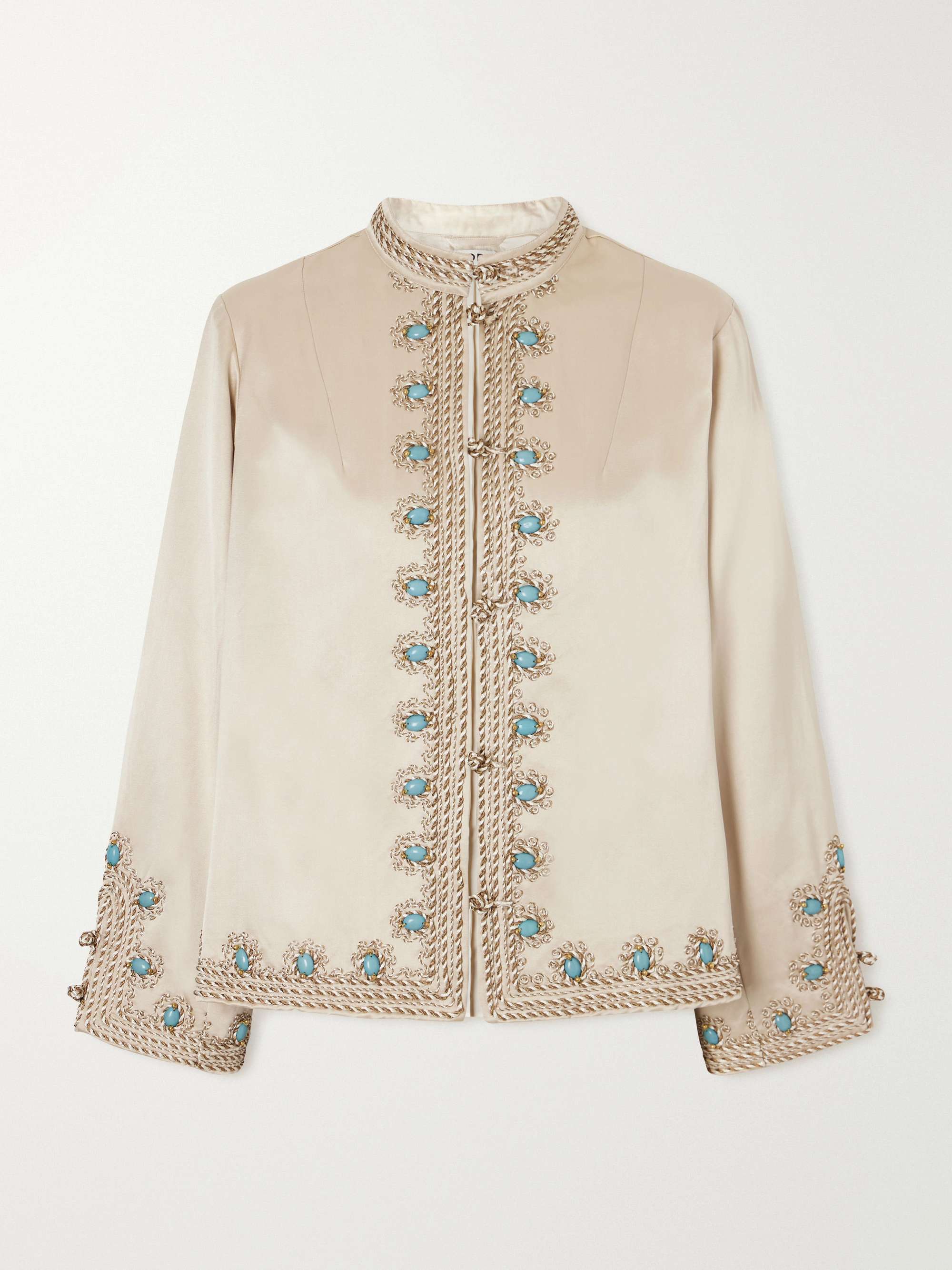 Silk Embroidered Beaded-Embellished Jacket