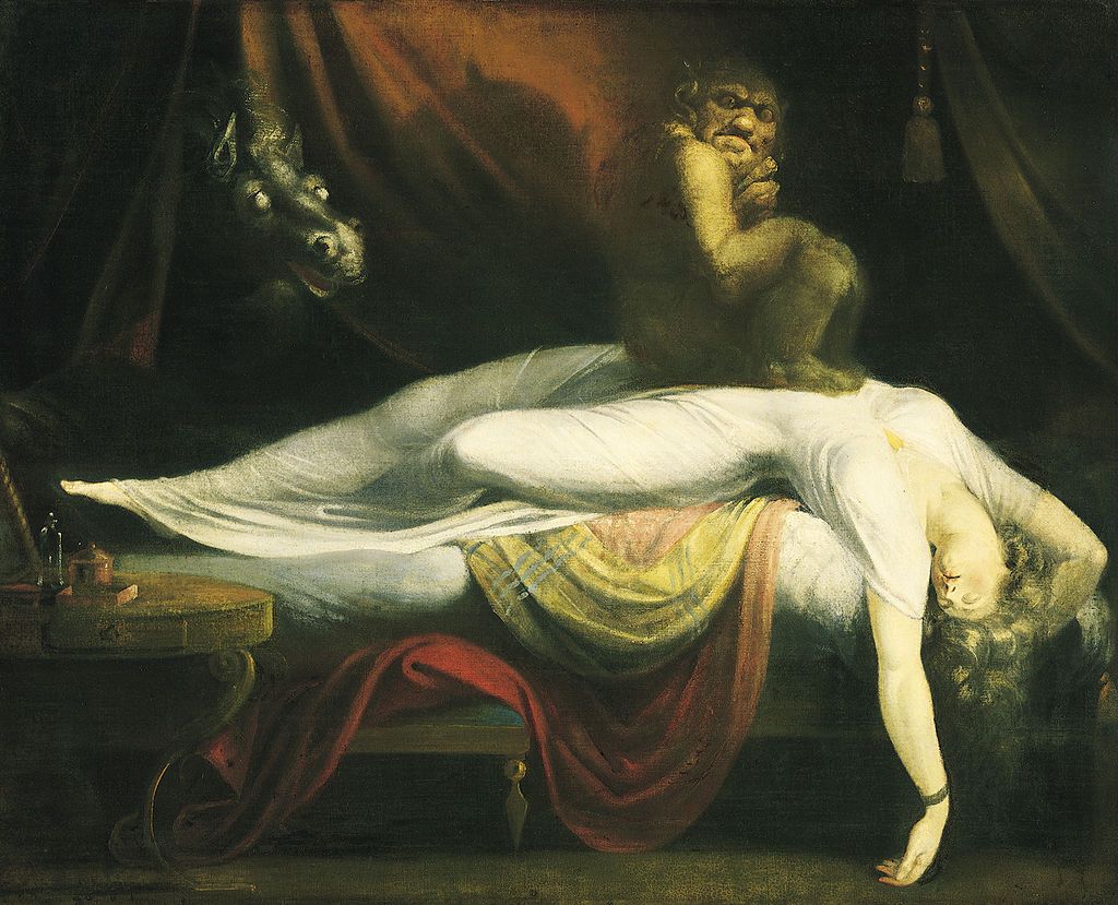 Sleep paralysis painting &quot;The Nightmare&quot;