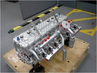 A second-generation prototype of the Integrated Vehicle Fluids engine is an internal combustion engine that runs off hydrogen and oxygen gas, and powers a compressor and a generator. A third-generation flight-like version is now being designed, and should be tested next year, if current schedules hold.