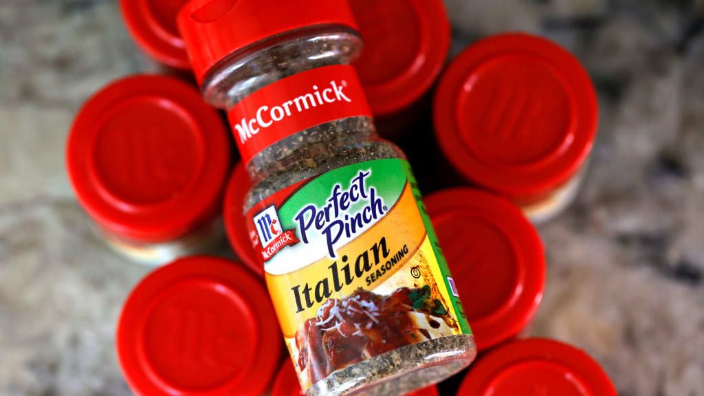 A recalled McCormick seasoning.