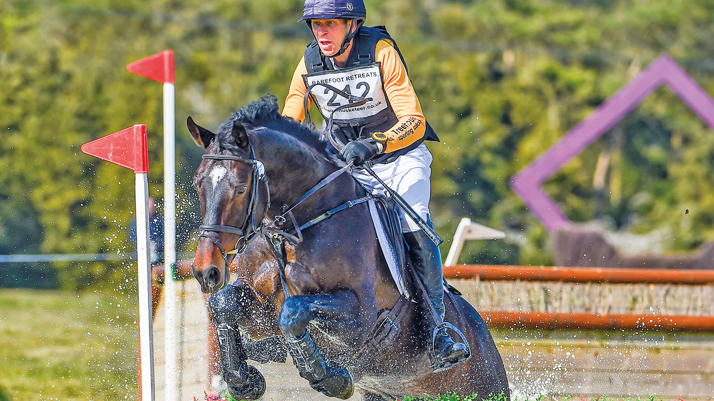 stallion Party Trick Nick Gauntlett riding Party Trick at Burnham Market in April 2021.