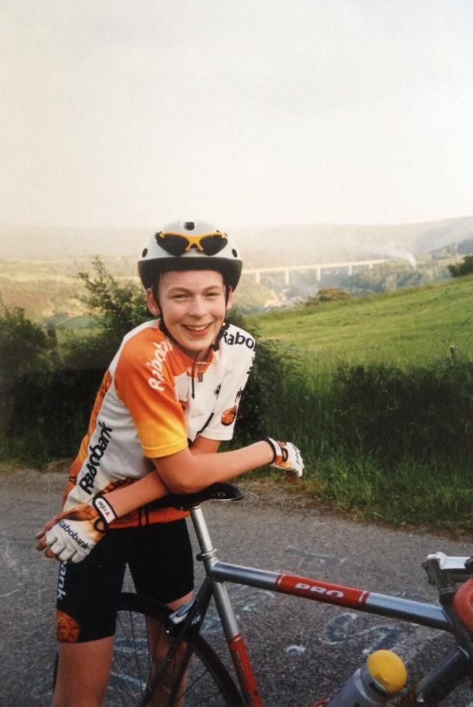 The young Gesink on La Redoute