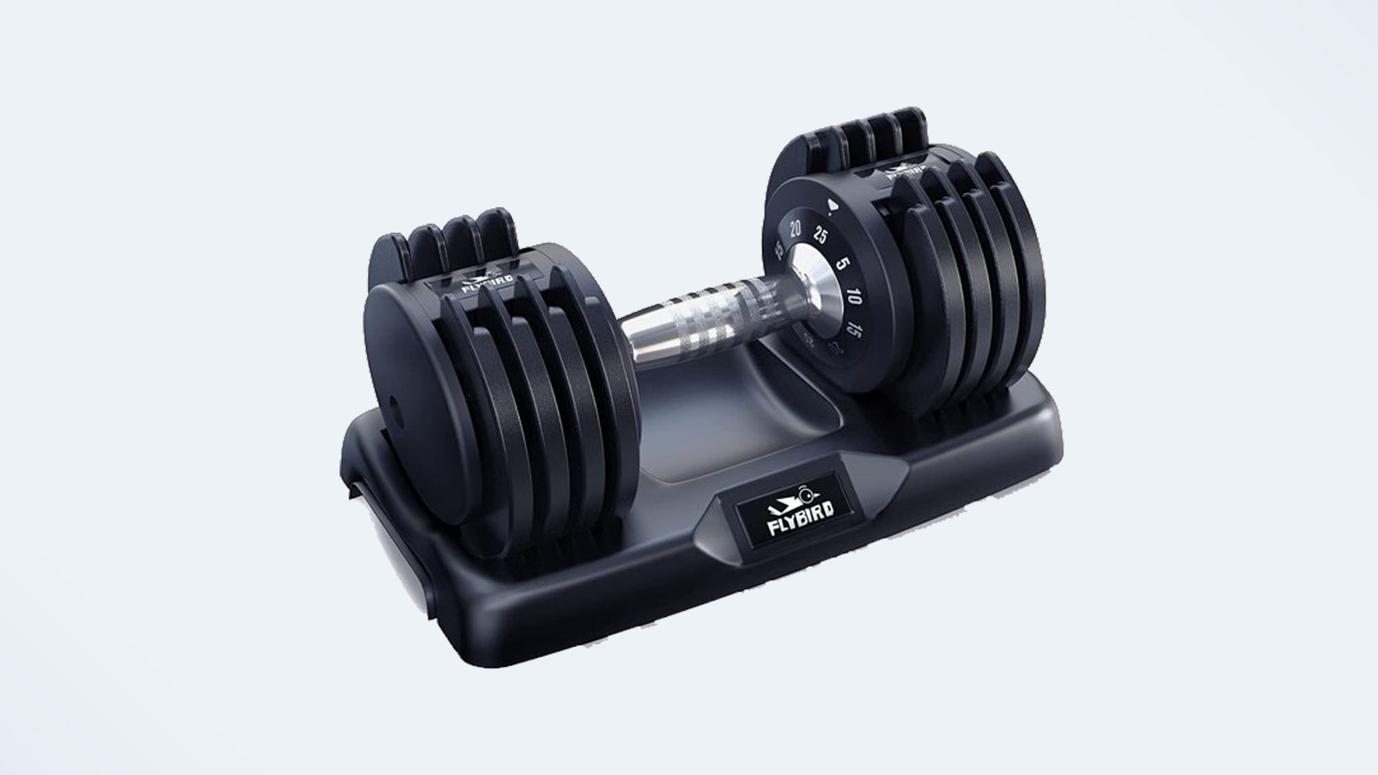 A photo of the flybird adjustable dumbbell