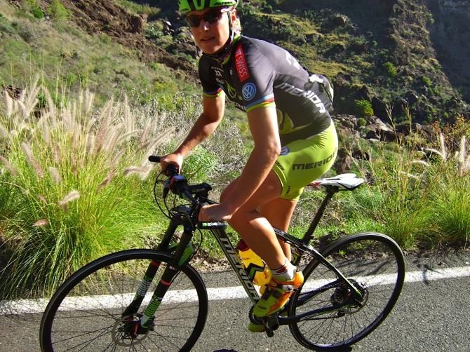 Gunn-Rita Dahle Flesjaa enjoys some sunny training days on Gran Canaria
