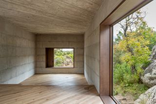 House X has a simple material palette and large windows