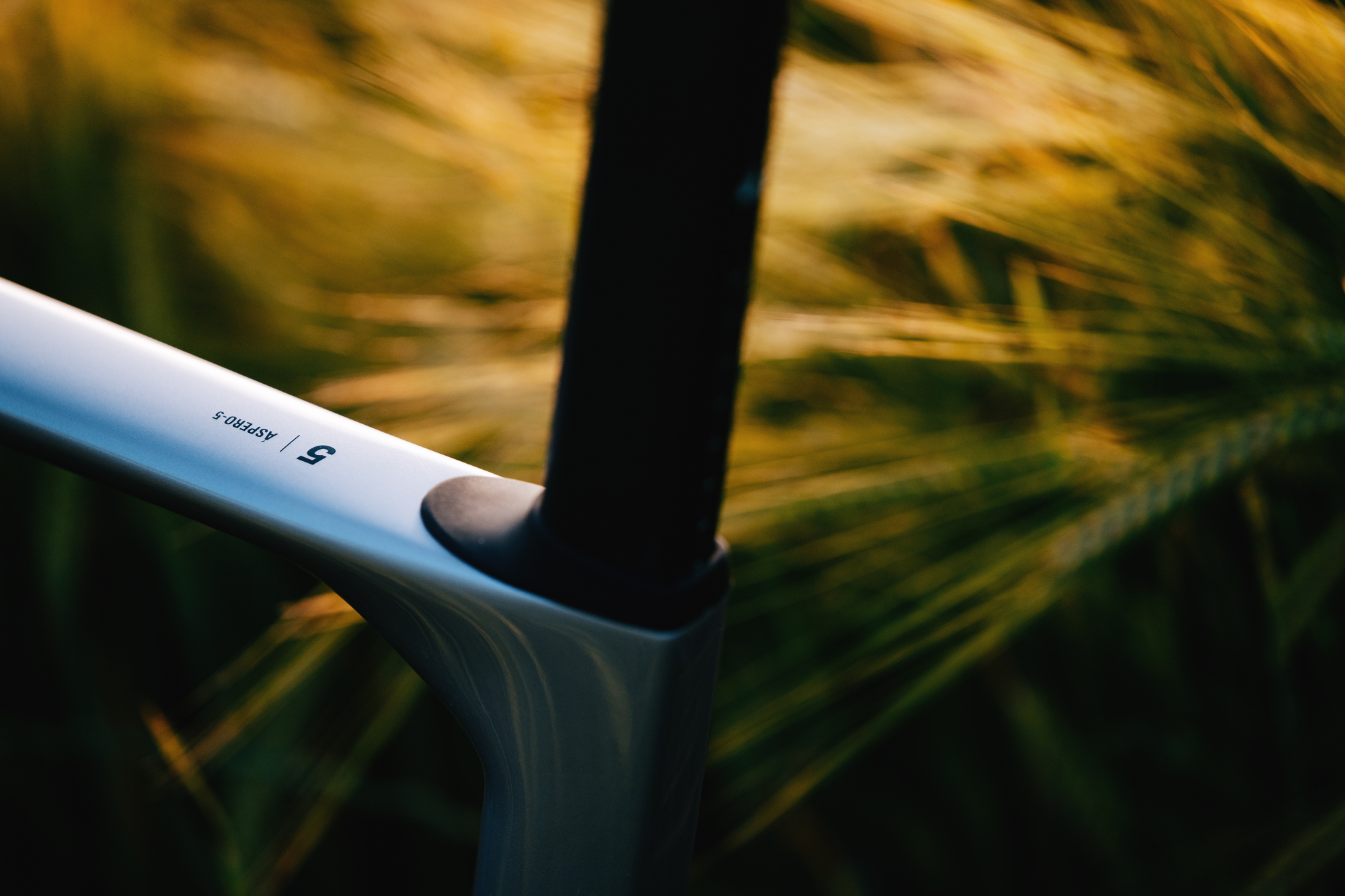 Detail of the Cervelo Aspero 5's seat post