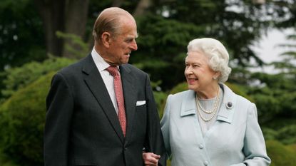 HM The Queen Elizabeth II and Prince Philip, The Duke of Edinburgh re-visit Broadlands, to mark their Diamond Wedding Anniversary on November 20