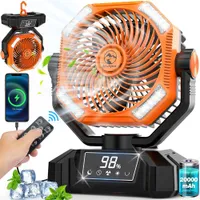 Camping Fan with LED Lantern | &pound;34.99 at Amazon