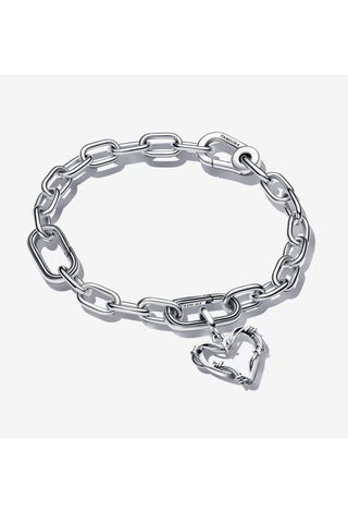 Pandora Barbed Wire Heart Bracelet Set