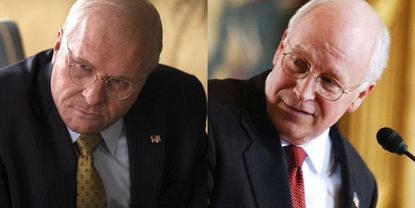 Christian Bale and Dick Cheney
