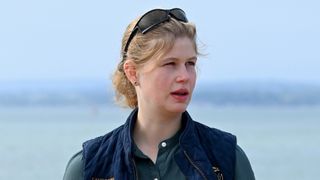 Lady Louise Windsor takes part in the Great British Beach Clean on Southsea beach