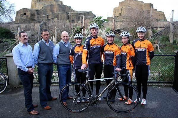 Riders and management Chris Boardman,