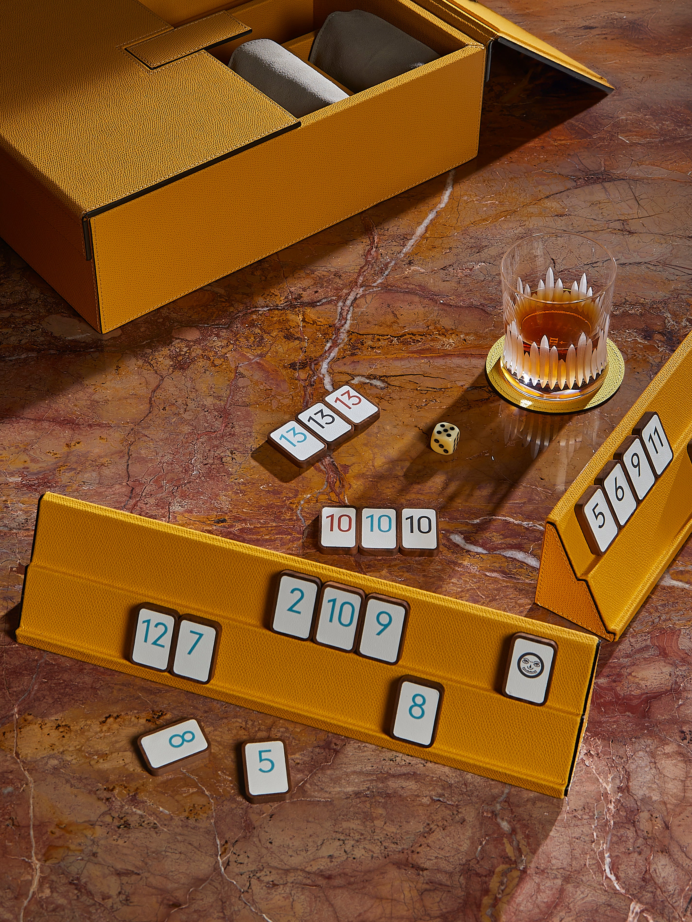 Leather Rummikub Set