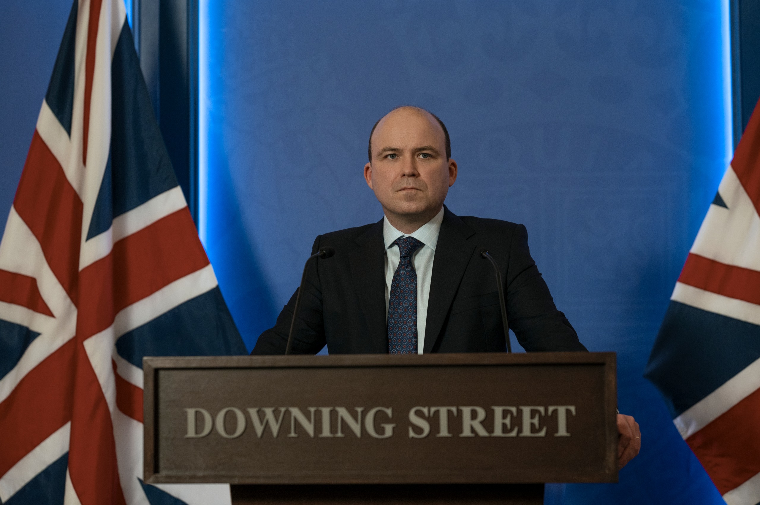 Rory Kinnear as Nicol Trowbridge in episode 404 of The Diplomat.