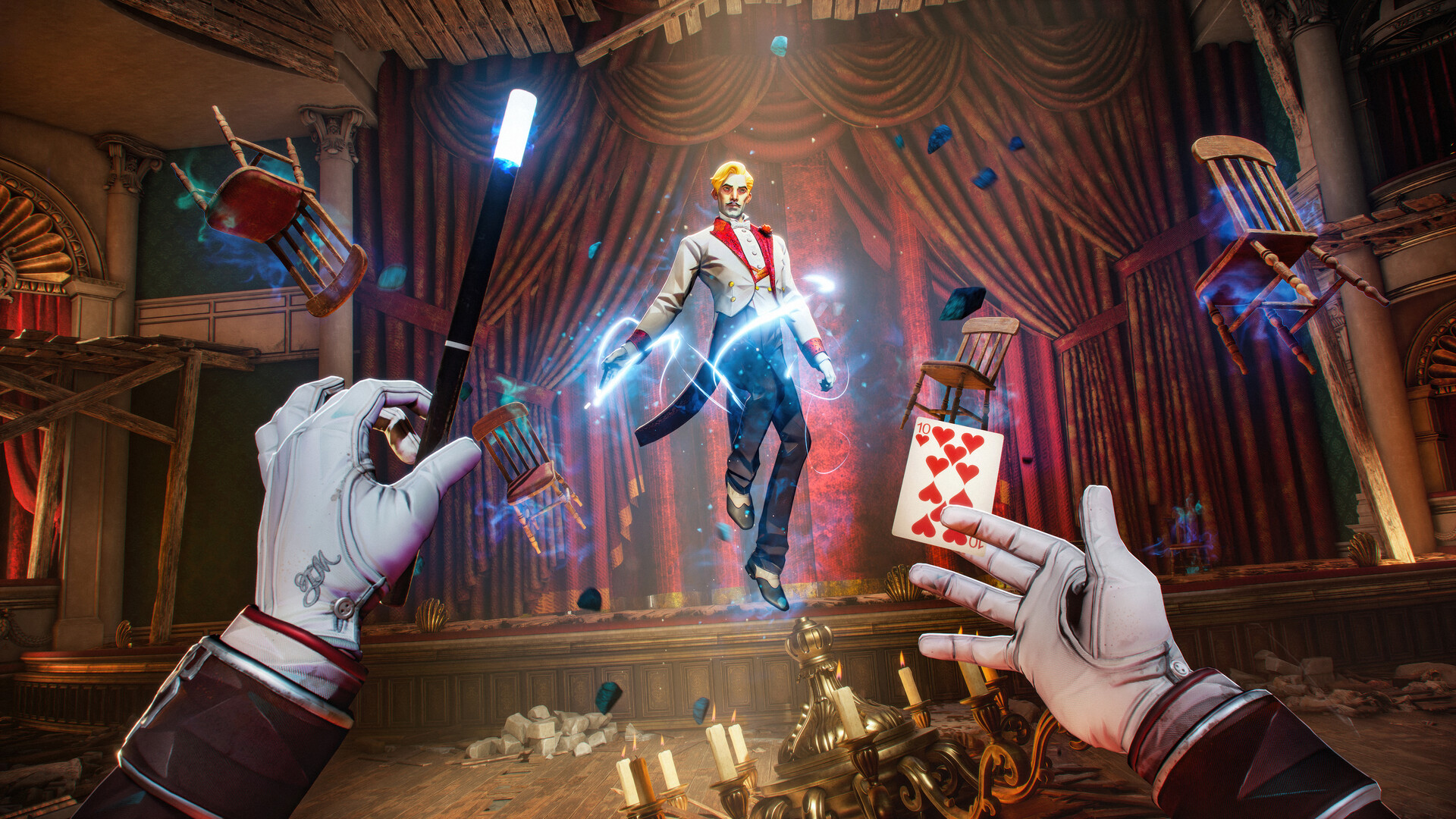 A magician fighting another magician