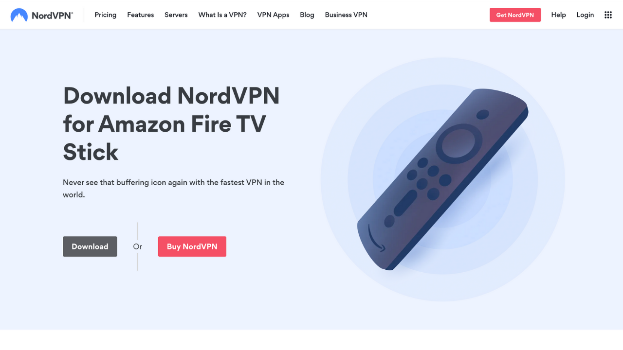 which nordvpn download for amzon fire stick