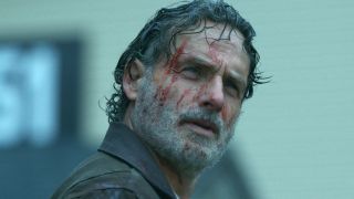 Rick bloody in The Walking Dead: The Ones Who Live