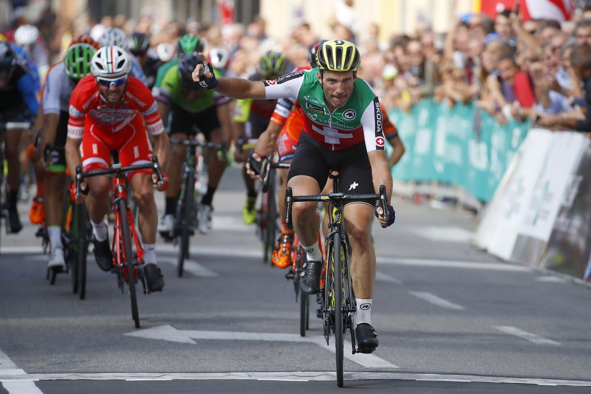 Michael Albasini (Switzerland) wins the Coppa Agostoni