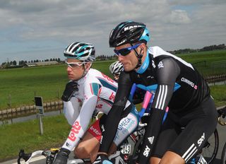 Stephen Cummings and Adam Blythe, Giro d'Italia 2010, stage 3