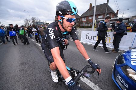 Luke Rowe after his Kuurne-Brussel-Kuurne podium performance