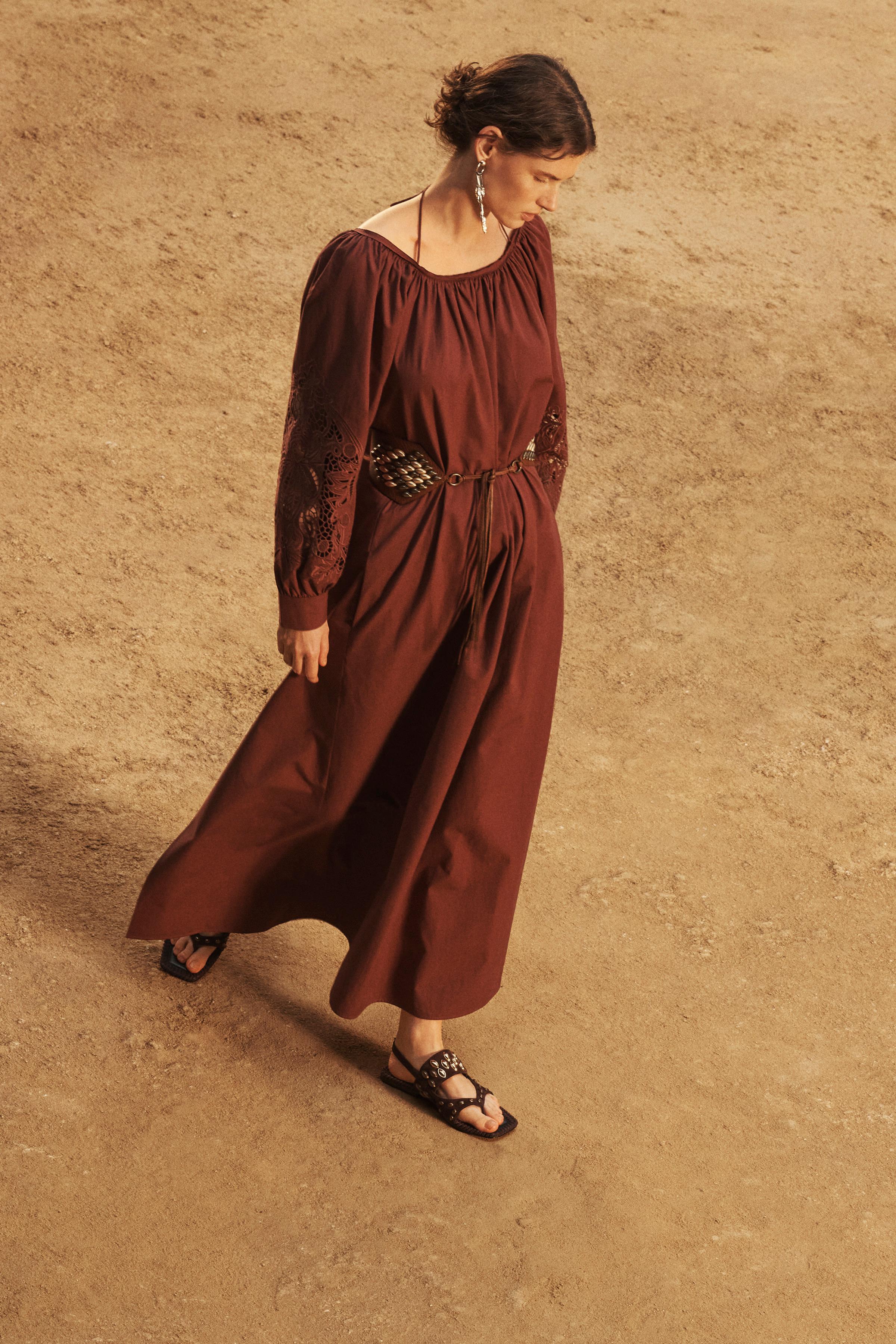 Limited Edition Embroidered Poplin Dress