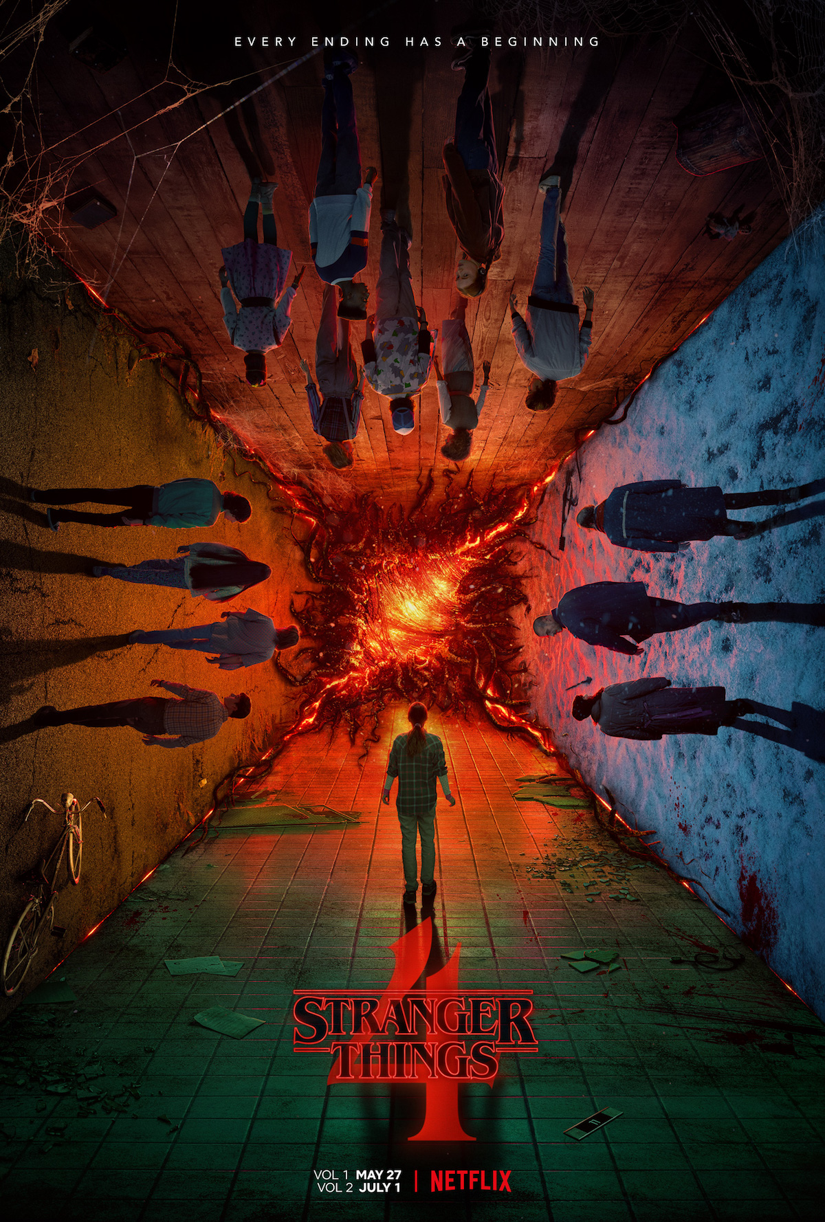 A poster for Stranger Things season 4