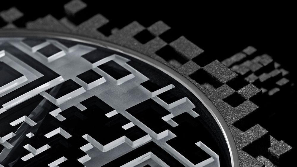 H. Moser QR code watch