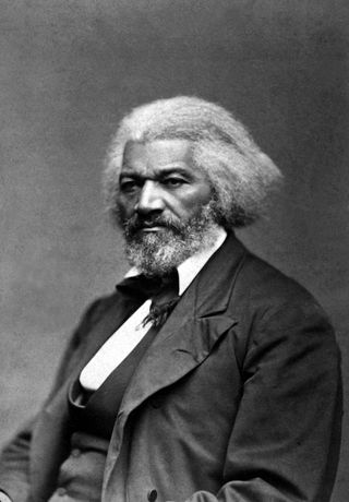 Abolitionist and former slave Frederick Douglass.