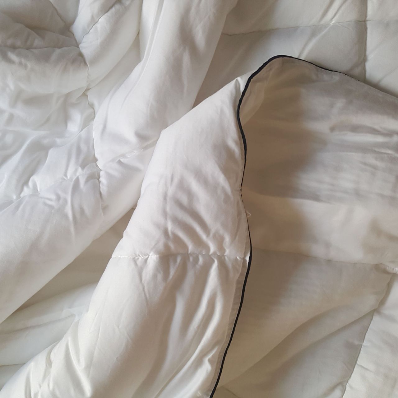 The Panda Cloud duvet being tested