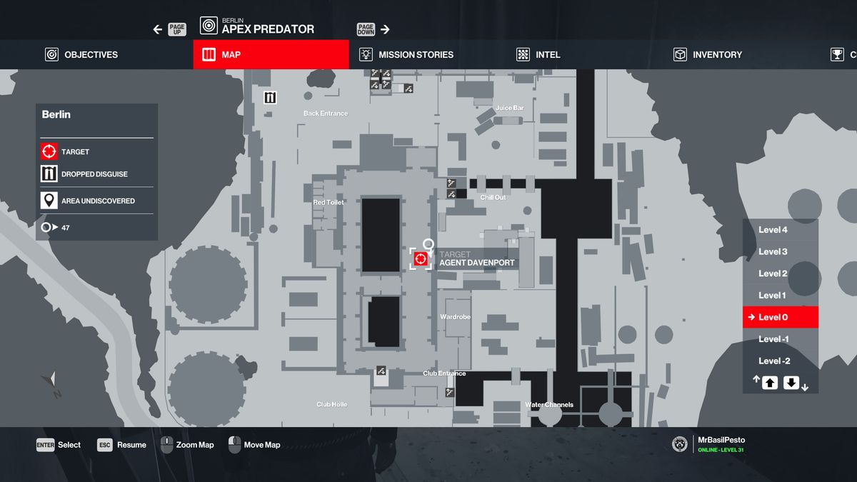 hitman 3 berlin agent location - davenport